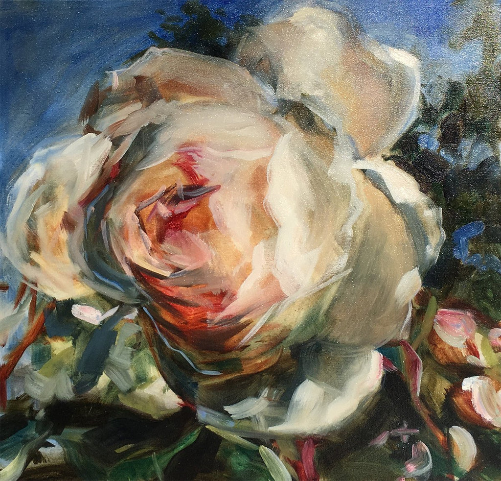 Jamie Evrard Artwork | Rich, colorful, gestural, floral, landscape, and still life watercolor and oil painting.